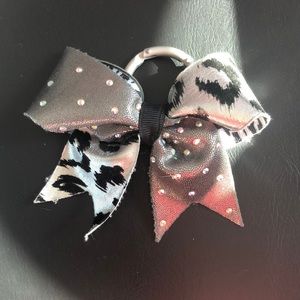 Mini cheer bow keychain